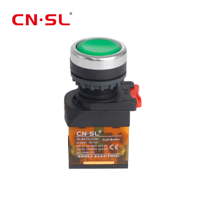 SLA8H مفتاح ضغط بلاستيكي مقاوم للماء 10A