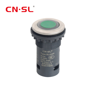 SLA2P نوع مدمج مضيء 1NO أو 1NC مفتاح ضغط بلاستيكي مع LED