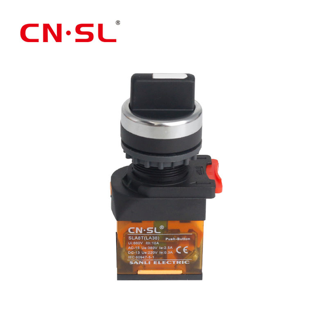 صناعة استخدام مفتاح محدد التبديل 2Positions الذاتي قفل 1NO1NC ON OFF